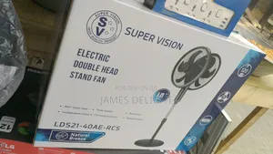 Super Vision Electric Double Head Stand Fan