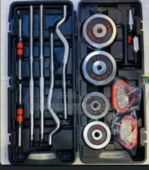 55kg or 58kg Adjustable Barbell an Dumbbell Set