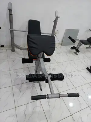 Commercial Weight Lifting Bench With Curl Pad