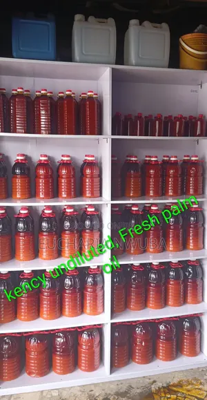 Fresh, Undiluted Kency Palm Oil Available in 25,10,5,4,3,2,1 Liters