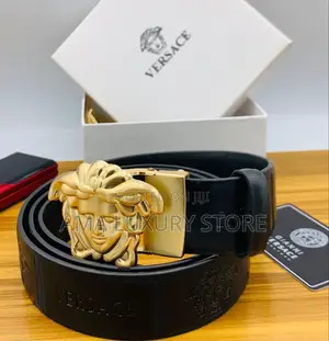 Versace Genuine Leather Men's Waist Belts