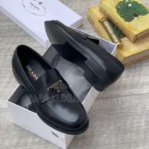 Prada Milano Leather Men's Designer Corporate Shoes