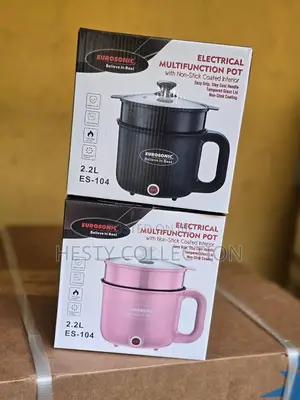 2.2l Eurosonic Multipurpose Electric Cooking Indomie Pot With Steamer