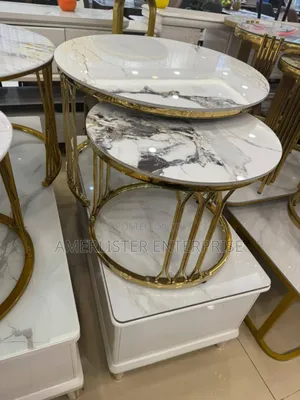 Brand New 2 in 1 Marble Center Table