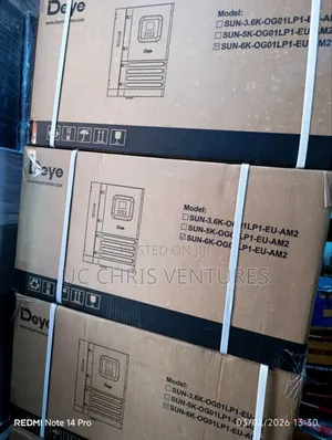 6kva/6kw Deye Hybrid Solar Inverter 48v (Built in Charge Controller)