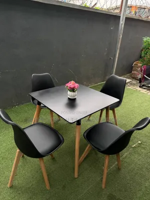 Now Available in Black 
 Square Dining Set (Padded )