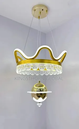 Modern Crystal Ring Led Chandelier