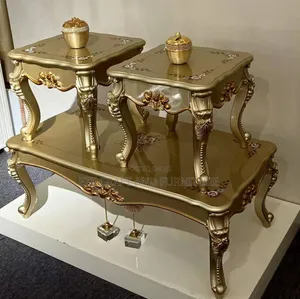 Royal Wooden Center Table With Two Side Stools