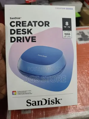Sandisk Creator Desk Drive 8tb