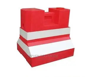 Red And White Plastic Water Barrier