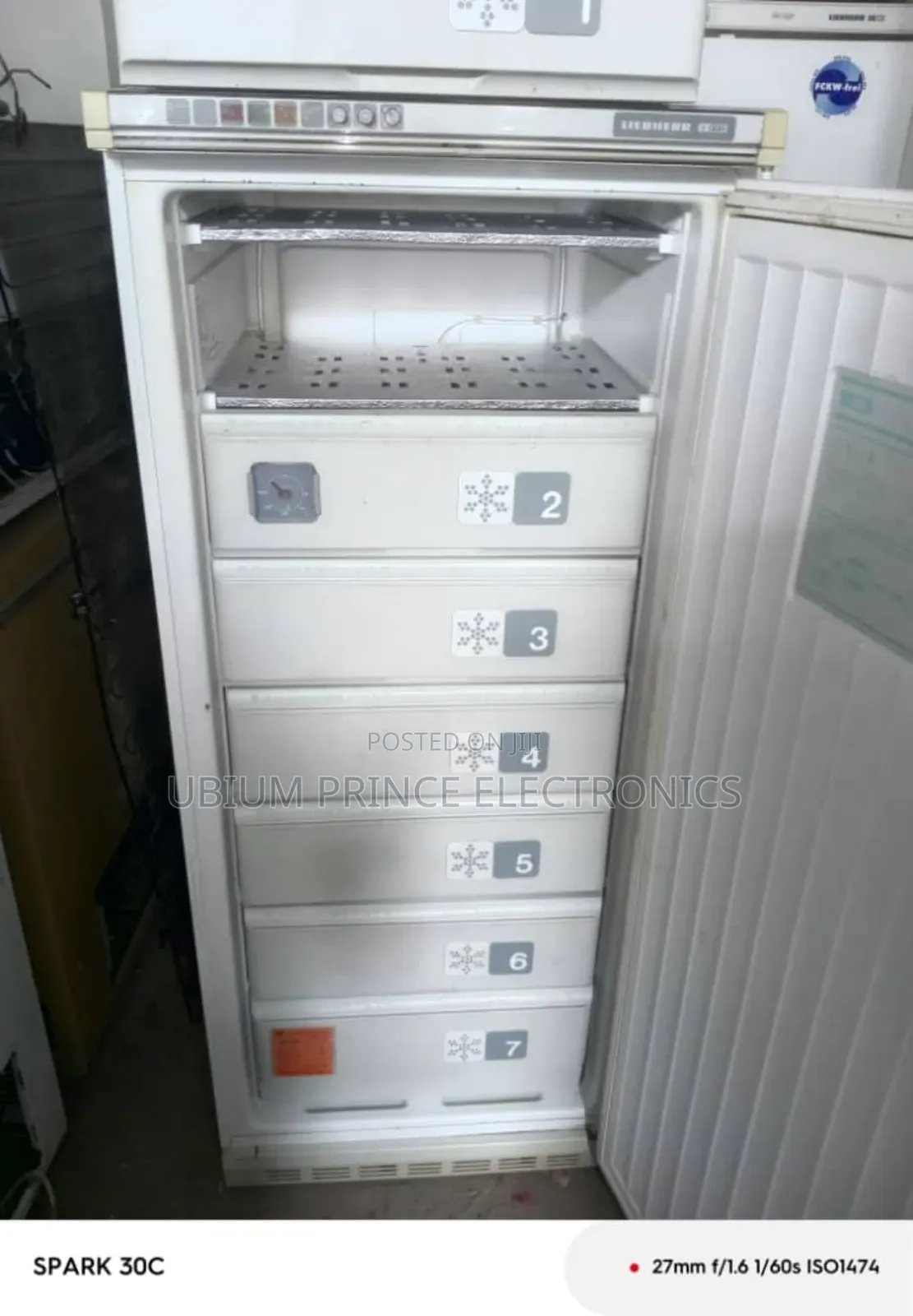 7 Steps Standing Freezer