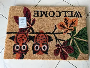 Welcome/Welcome Owls Door Mat