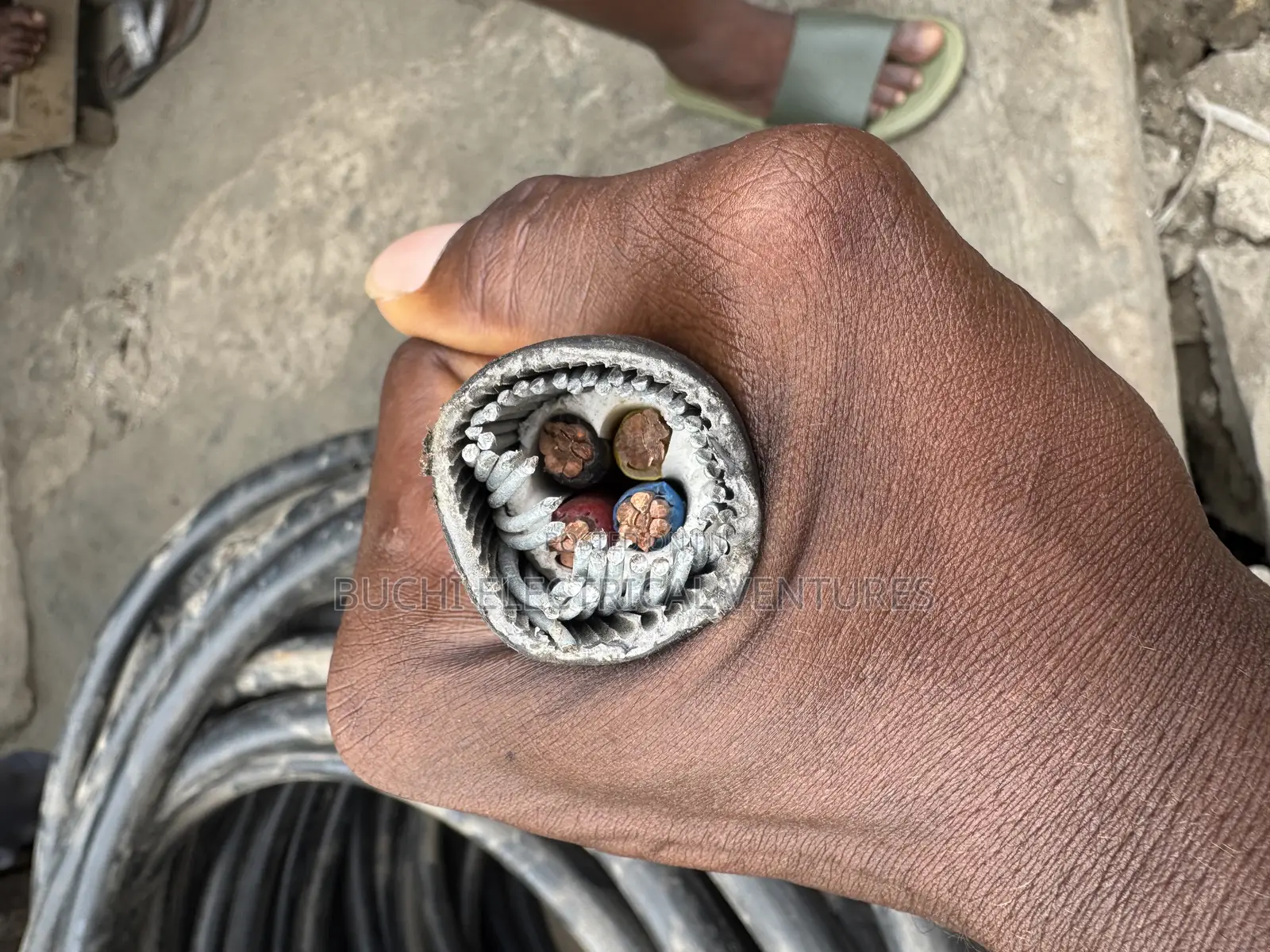 25mm4core Armored Cable