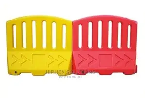 Yellow High Warning Parking Traffic Barrier