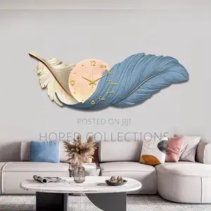 30by80cm Frame Feather Clock