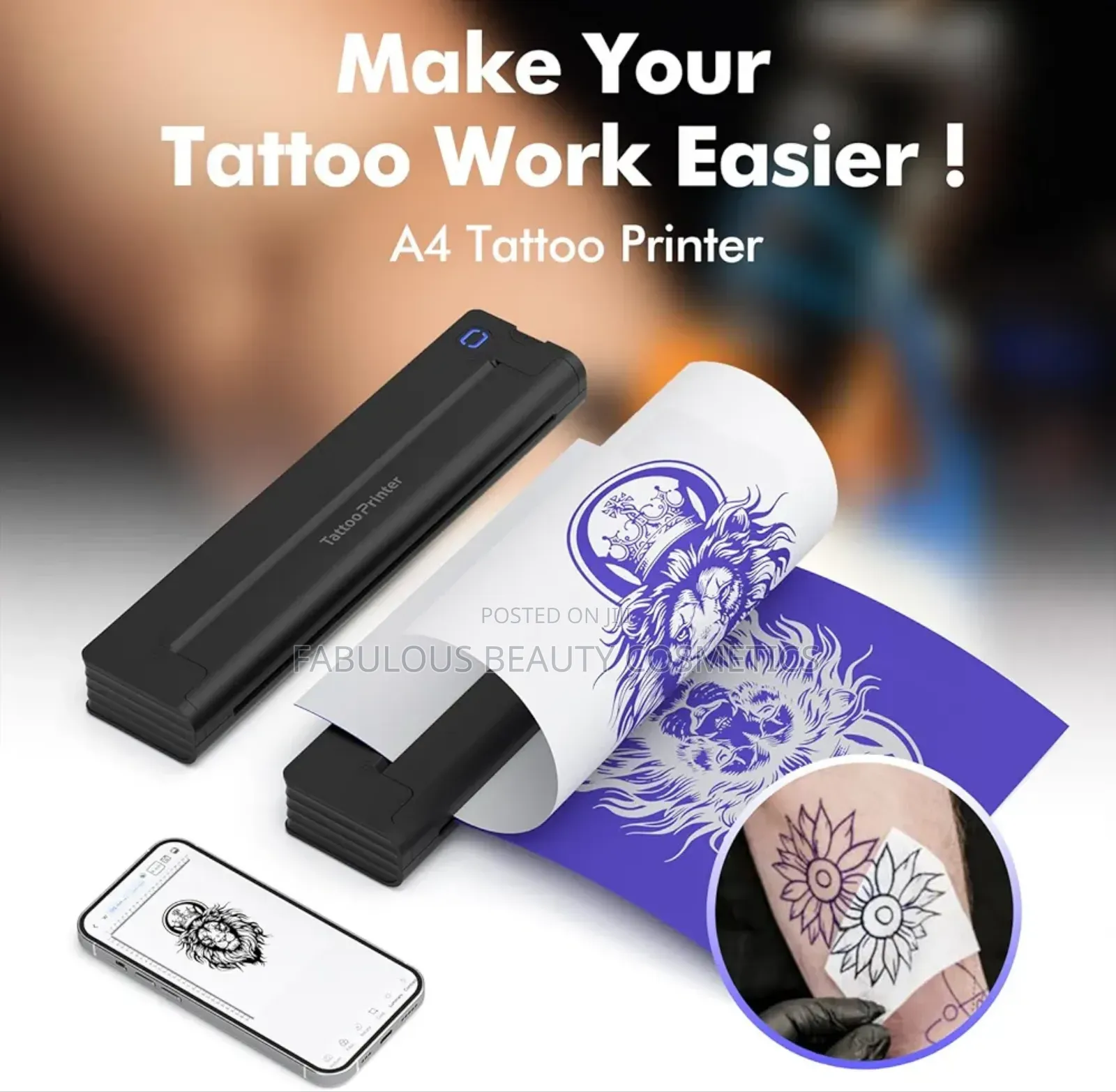 Bluetooth Tattoo Stencil Thermal Printer
