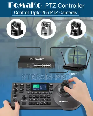 Fomako PTZ Controller Poe 4d Joystick PTZ Camera Controller