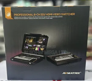 Avmatrix Shark S8x Plus 8-Channel Sdi/Hdmi Portable Video Switcher