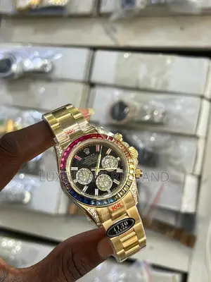 Luxury High Quality Rolex Oyster Perpetual Rainbow Cosmograph Watch