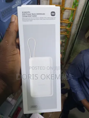 Redmi 20mah Power Bank 33w With Integrated Cable