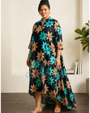 Lv Inspired Hi Low Kaftan
