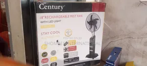 Century 18" Mist Rechargeable Solar Fan