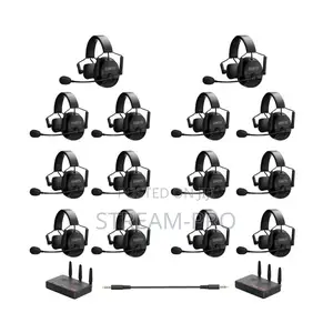 Came-Tv Kuminik8 Duplex Digital Wireless Intercom Headset - 14 Users