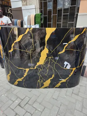Waterproof Black Marble Foam Design Sticker Bulk Sales Also Available