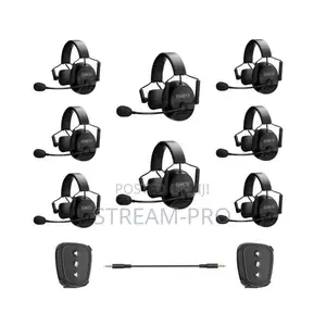 Came-Tv Kuminik8 Duplex Digital Wireless Intercom Headset - 10 Users