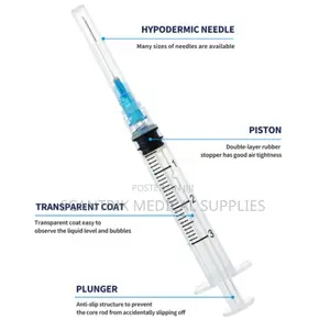 High-Quality 10ml Plastic Syringe for Clinical Use