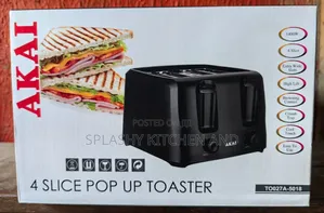 Akai Multifunctional 4 Slice Pop Up Toaster