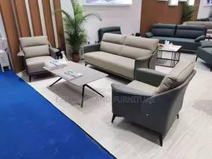 Gray 5 Seaters Sofa Set