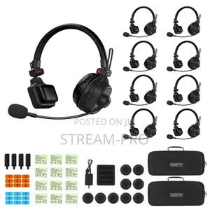 Came-Tv Waero Pro Full Duplex Wireless Intercom Headset - 9 Pack
