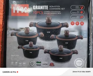 H K Granite Non-Stick Cookware Set