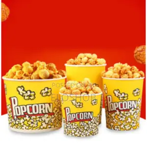 Wholesale Custom Printed Disposable Paper Popcorn Cup in Lagos