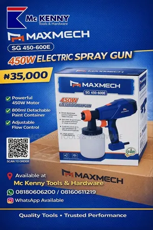 Maxmech 450w Electric Spray Gun (Sg 450-600e)