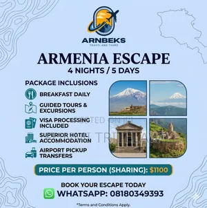 Armenia Escape Visa Inclusive Tour Package