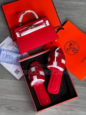 Hermes Combo Kelly Handbags and Flat Slippers in Colors Size 37-42
