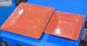 12pc Melamine Square Plate