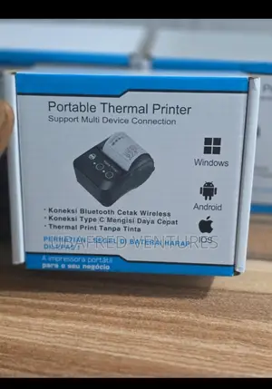 Mini Thermal Printer Wireless Bluetooth Printer 58mm Paper