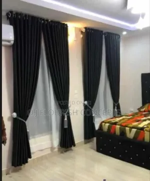 Black Dopey Curtains