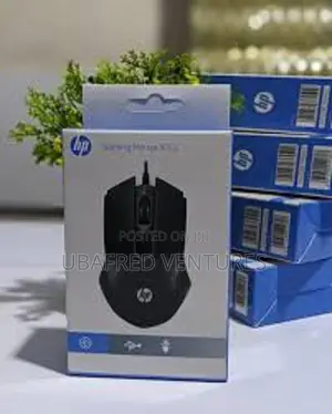 Hp 100g Wired Mouse Optical 1600 Dpi Usb Blackdomestic Genuine Item