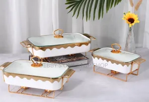 3pcs Dish Set With Stand