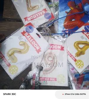 Number Balloon for Birthday Parties, Occasion and Celebration