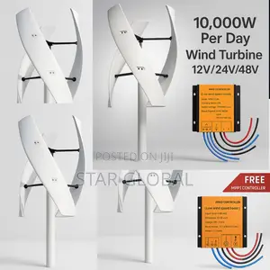 Delete Your Electric Bill With 10000w Per Day Vertical Wind Turbine