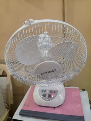 12 Inches Rechargeable Solar Fan