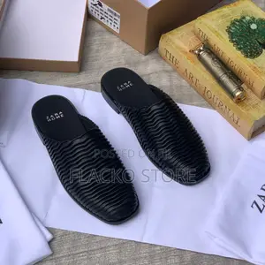 Original Zara Leather Half Shoes
