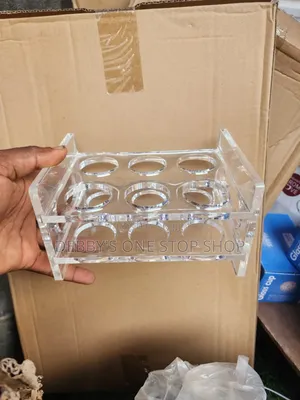 6 Holes Acrylic Shot Rack