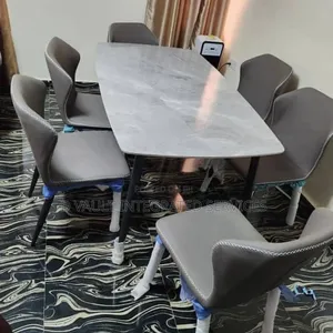 Modern 6 Seater Marble Dining