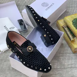 Men's Versace Bow and Spike Shoes